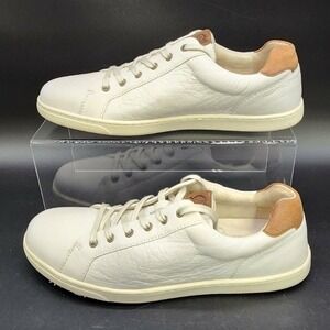 Born Ashram II Sneakers Men White 11.5 Leather Low Top Casual Comfort Minimalist